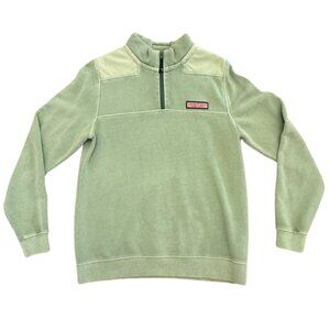 Vineyard Vines Boys Shepshirt Quarter Zip Green Size L (16)
